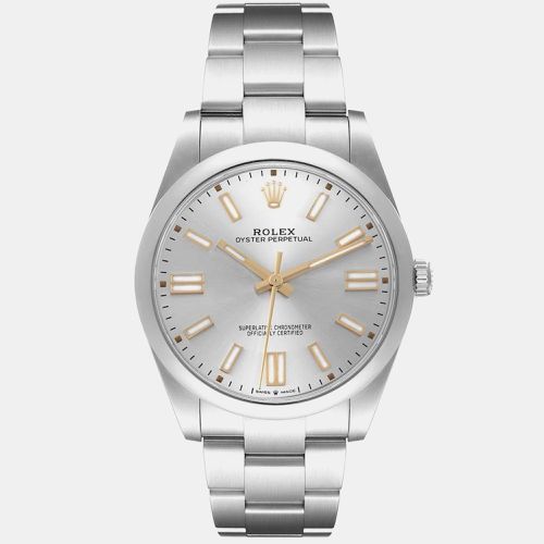 Oyster Perpetual 41 Dial Steel Mens Watch 124300 - Rolex - Modalova