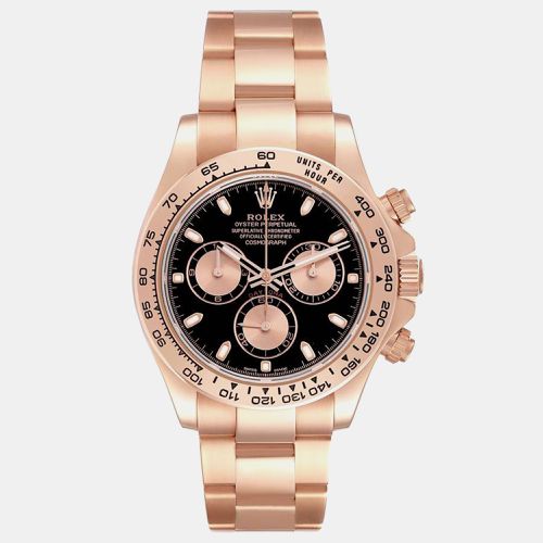 Daytona Cosmograph Dial Rose Gold Mens Watch 116505 - Rolex - Modalova