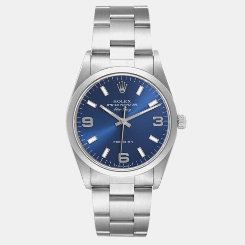 Air King Dial Smooth Bezel Steel Men's Watch 34.0 mm - Rolex - Modalova