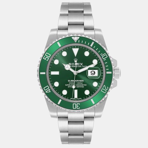 Submariner Hulk Dial Steel Men's Watch 116610LV 40 mm - Rolex - Modalova