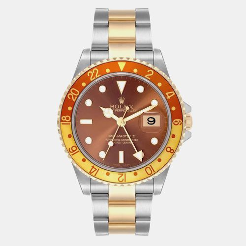 GMT Master II Root Beer Steel Yellow Gold Men's Watch 40.0 mm - Rolex - Modalova