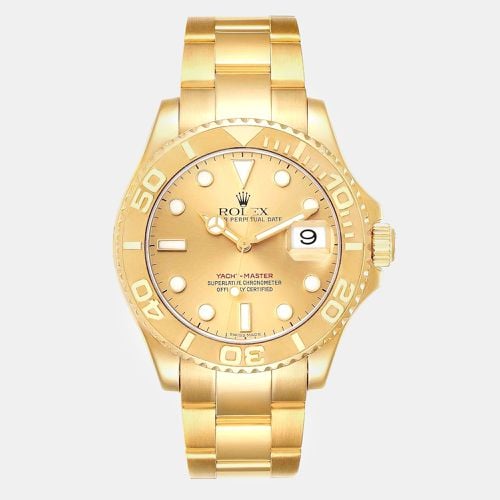 Yachtmaster Yellow Champagne Dial Men's Watch 40.0 mm - Rolex - Modalova