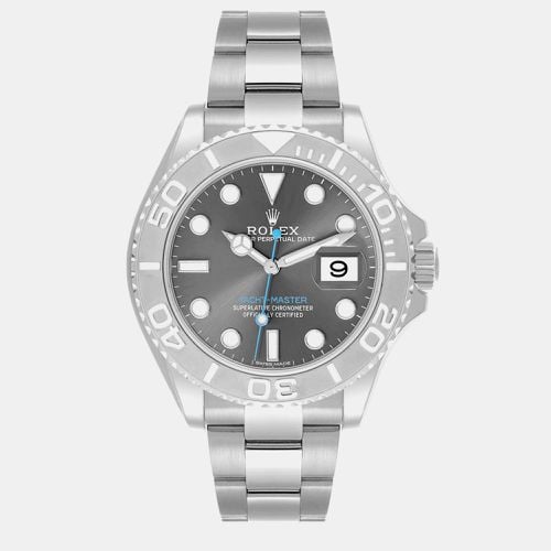 Yachtmaster Rhodium Dial Steel Platinum Men's Watch 40.0 mm - Rolex - Modalova