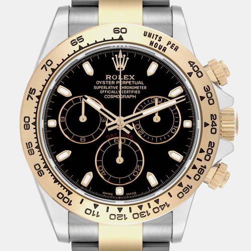 Daytona Steel Yellow Gold Dial Men's Watch 40.0 mm - Rolex - Modalova