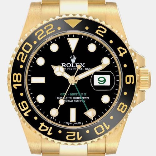 GMT Master II Yellow Gold Men's Watch 40.0 mm - Rolex - Modalova