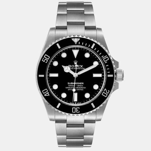 Submariner Non-Date Ceramic Bezel Steel Mens Watch 124060 - Rolex - Modalova