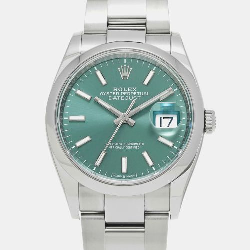 Stainless Steel Datejust 126200 Automatic Men's Wristwatch 36 mm - Rolex - Modalova