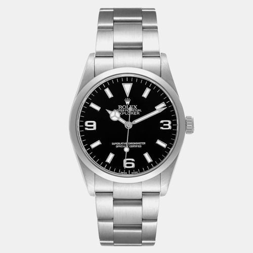 Explorer I Dial Steel Mens Watch 114270 - Rolex - Modalova