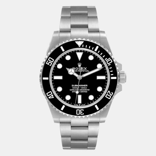 Stainless Steel Submariner 124060 Men's Wristwatch 41 mm - Rolex - Modalova