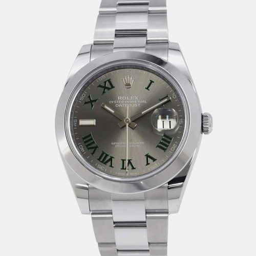 Stainless Steel Datejust 126300 Automatic Men's Wristwatch 41 mm - Rolex - Modalova