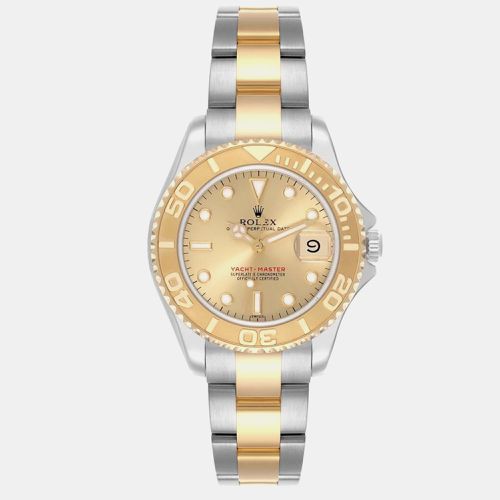 Yachtmaster 35 Midsize Steel Yellow Mens Watch 68623 - Rolex - Modalova