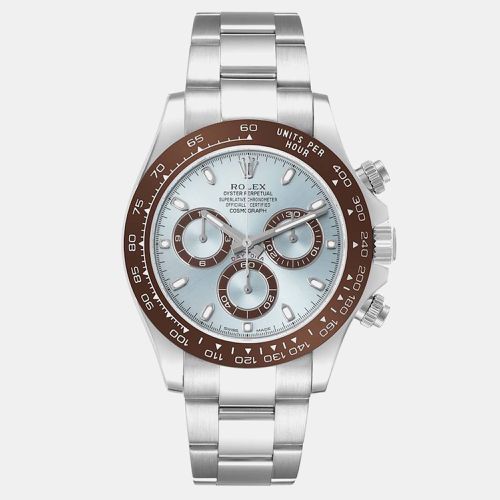 Daytona Ice Dial Platinum Chronograph Watch 40.0 mm - Rolex - Modalova