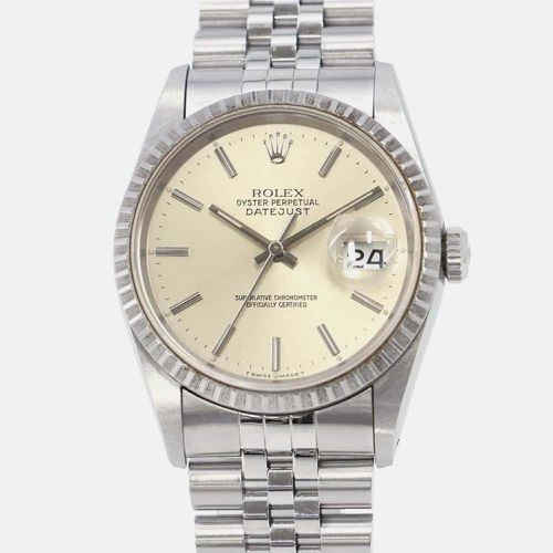 Stainless Steel Datejust Automatic Men's Wristwatch 36 mm - Rolex - Modalova