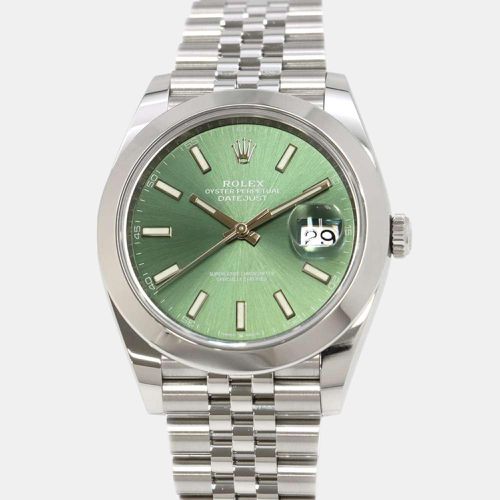 Stainless Steel Datejust 126300 Automatic Men's Wristwatch 41 mm - Rolex - Modalova