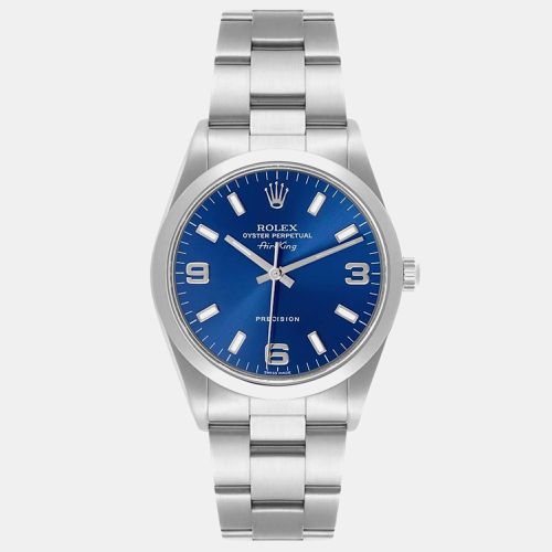 Air King Dial Smooth Bezel Steel Men's Watch 34.0 mm - Rolex - Modalova