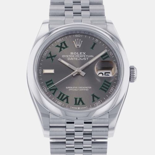 Stainless Steel Datejust Automatic Men's Wristwatch 36 mm - Rolex - Modalova