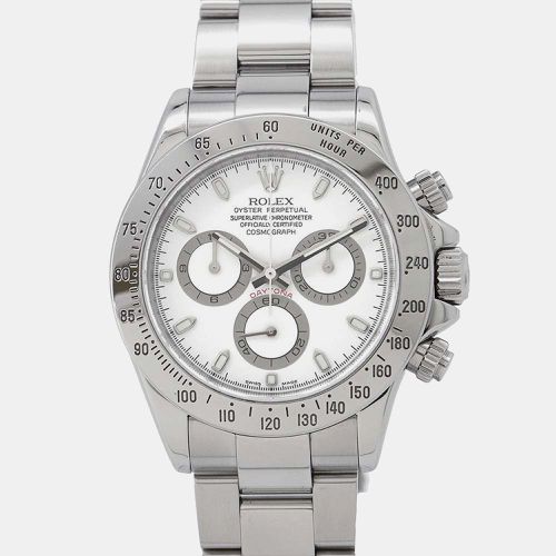 Stainless Steel Cosmograph Daytona Automatic Men's Wristwatch 40 mm - Rolex - Modalova