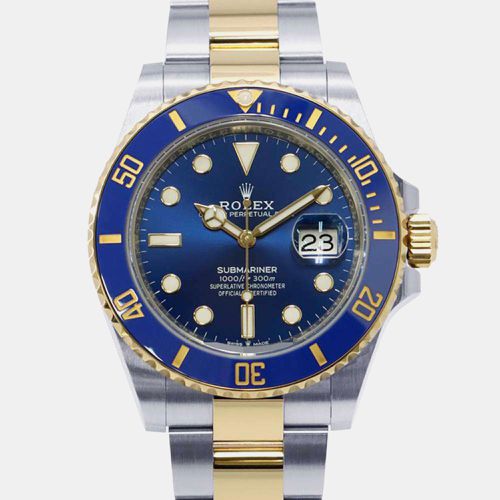 K Yellow Gold Stainless Steel Submariner 126613LB Automatic Men's Wristwatch 41 mm - Rolex - Modalova