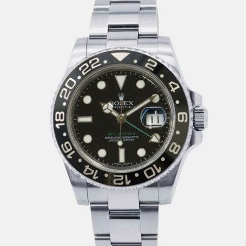 Stainless Steel GMT-Master II Automatic Men's Wristwatch 40 mm - Rolex - Modalova