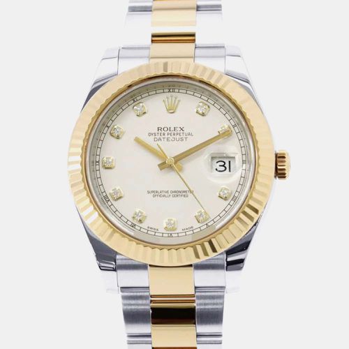 K Yellow Gold Stainless Steel Datejust II Automatic Men's Wristwatch 41 mm - Rolex - Modalova