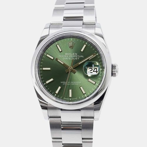 Stainless Steel Datejust Automatic Men's Wristwatch 36 mm - Rolex - Modalova