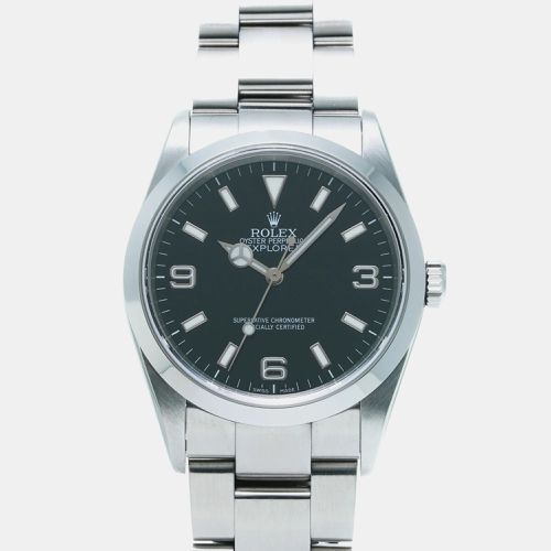 Stainless Steel Explorer Automatic Men's Wristwatch 36 mm - Rolex - Modalova