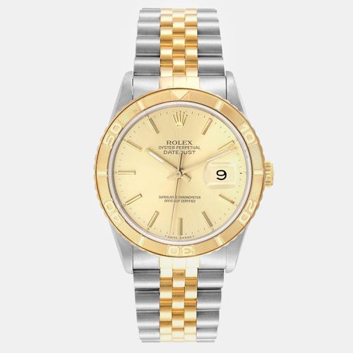 Datejust Turnograph Steel Yellow Men's Watch 16263 36 mm - Rolex - Modalova