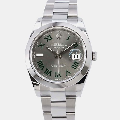 Stainless Steel Datejust Automatic Men's Wristwatch 41 mm - Rolex - Modalova