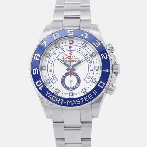 Stainless Steel Yacht-Master II 116680 Automatic Men's Wristwatch 44 mm - Rolex - Modalova