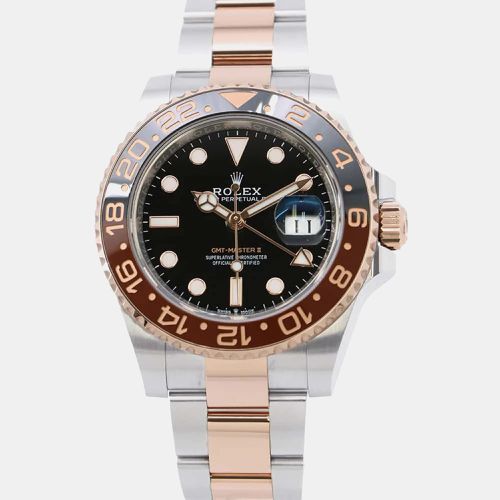 K Rose Gold Stainless Steel GMT-Master II 126711CHNR Automatic Men's Wristwatch 40 mm - Rolex - Modalova