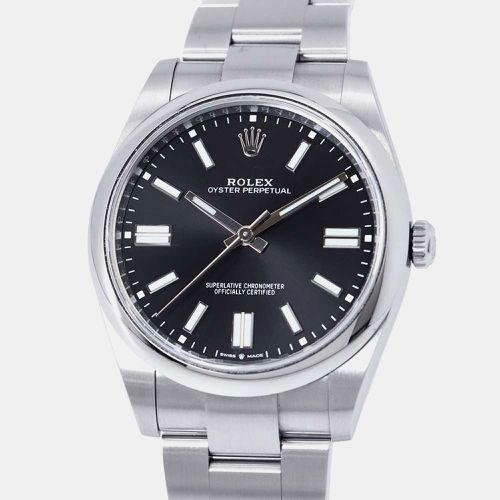 Stainless Steel Oyster Perpetual Automatic Men's Wristwatch 41 mm - Rolex - Modalova