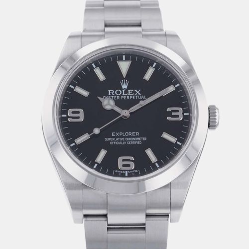 Stainless Steel Explorer Automatic Men's Wristwatch 39 mm - Rolex - Modalova