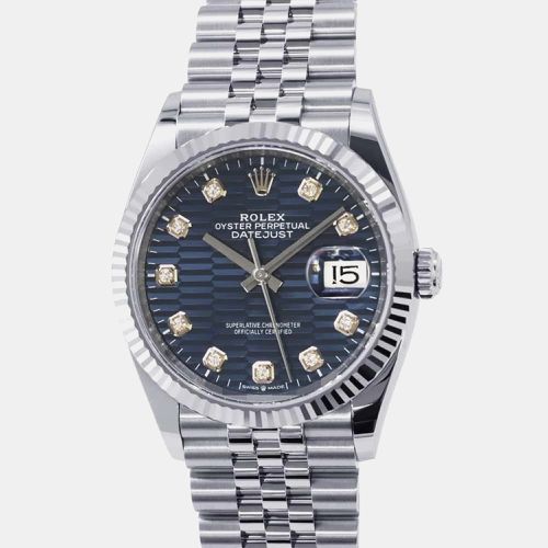 Stainless Steel Datejust 126234 Automatic Men's Wristwatch 36 mm - Rolex - Modalova