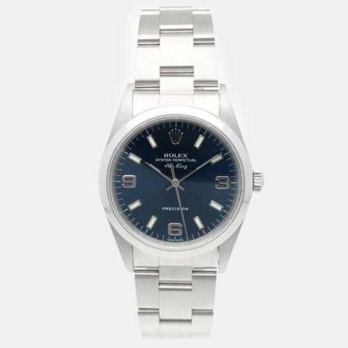 Stainless Steel Air-King 14010 Automatic Men's Wristwatch 34 mm - Rolex - Modalova