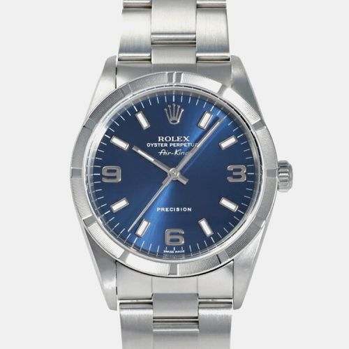 Stainless Steel Air-King 14010 Automatic Men's Wristwatch 34 mm - Rolex - Modalova