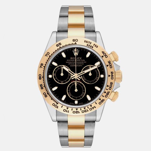 Daytona Steel Yellow Gold Dial Mens Watch 116503 - Rolex - Modalova