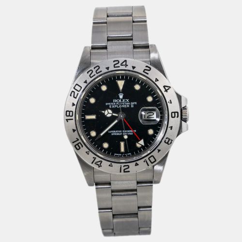 Stainless Steel Explorer II 16550 Automatic Men's Wristwatch 40 mm - Rolex - Modalova