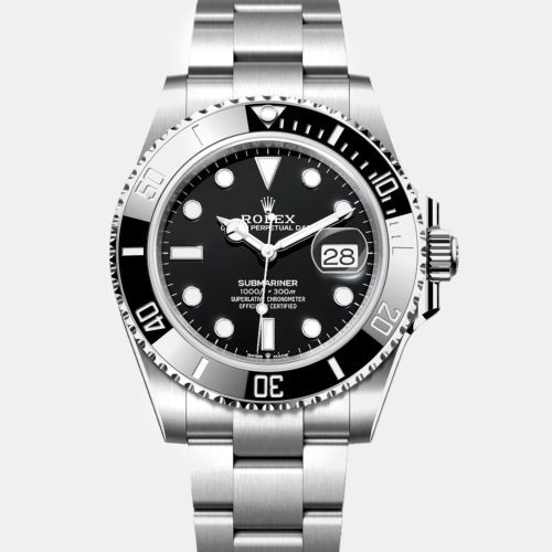 Stainless Steel Submariner Automatic Men's Wristwatch 41 mm - Rolex - Modalova