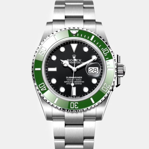 Stainless Steel Submariner Automatic Men's Wristwatch 41 mm - Rolex - Modalova