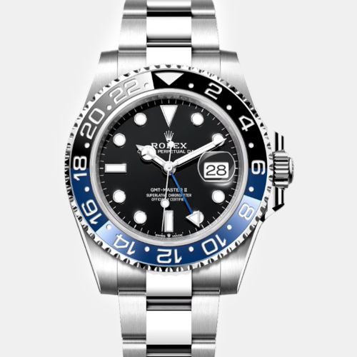 Stainless Steel GMT Master II BLNR Automatic Men's Wristwatch 40 mm - Rolex - Modalova