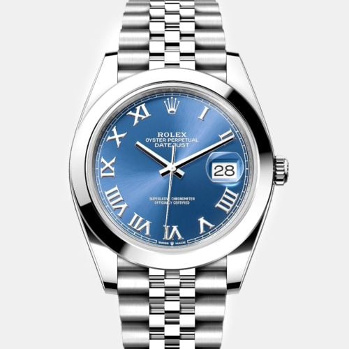 Stainless Steel Datejust Automatic Men's Wristwatch 41 mm - Rolex - Modalova