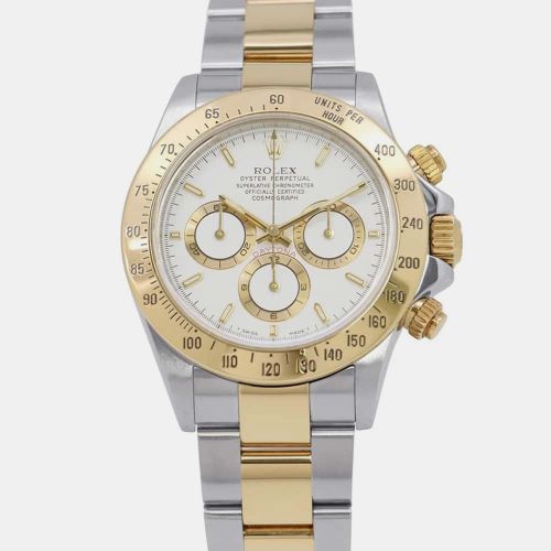 K Yellow Gold Stainless Steel Cosmograph Daytona Automatic Men's Wristwatch 40 mm - Rolex - Modalova