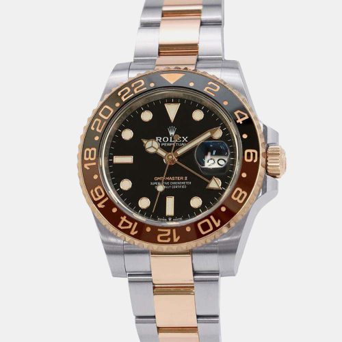 K Rose Gold Stainless Steel GMT-Master II Automatic Men's Wristwatch 40 mm - Rolex - Modalova