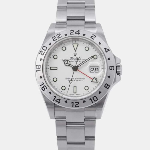 Stainless Steel Explorer II 16570 Automatic Men's Wristwatch 40 mm - Rolex - Modalova