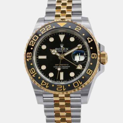 K Yellow Gold Stainless Steel GMT-Master II 126713GRNR Automatic Men's Wristwatch 40 mm - Rolex - Modalova