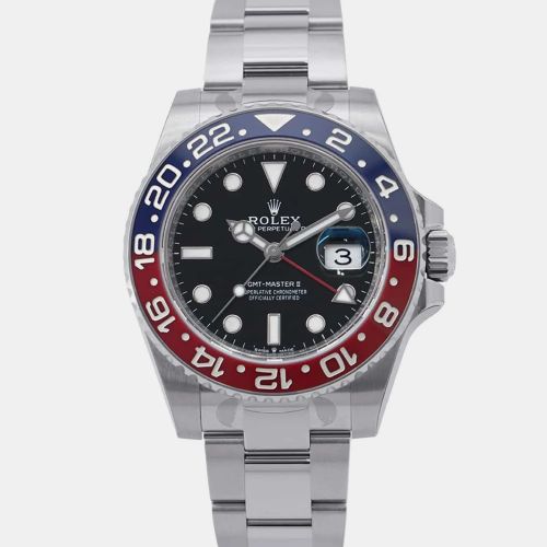 Stainless Steel GMT-Master II 126710BLRO Automatic Men's Wristwatch 40 mm - Rolex - Modalova