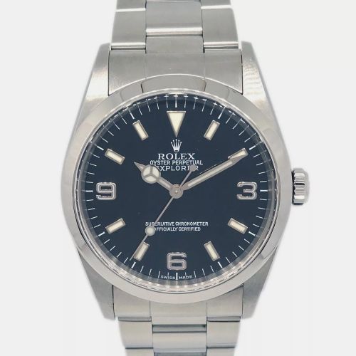 Stainless Steel Oyster Perpetual 14270 Automatic Men's Wristwatch 36 mm - Rolex - Modalova