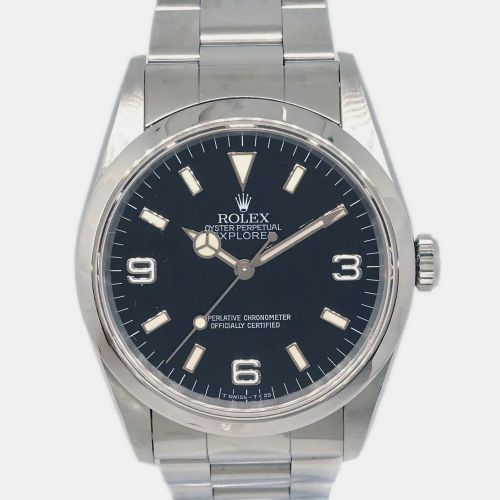 Stainless Steel Explorer 14270 Automatic Men's Wristwatch 36 mm - Rolex - Modalova