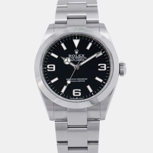 Stainless Steel Explorer Automatic Men's Wristwatch 40 mm - Rolex - Modalova