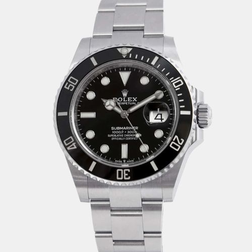 Stainless Steel Submariner Automatic Men's Wristwatch 41 mm - Rolex - Modalova